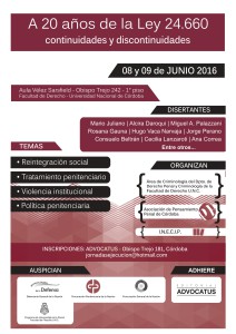 El afiche de la jornada